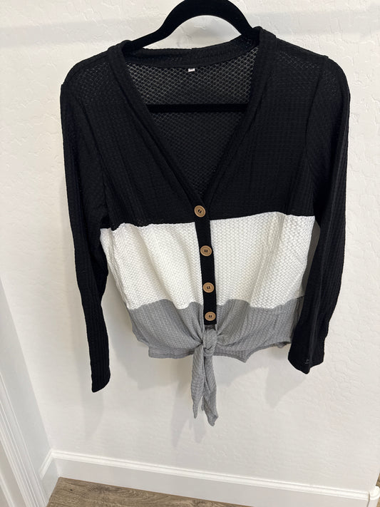 COLOR BLOCK LONG SLEEVE