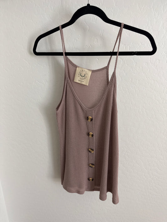 DUSTY PINK/BEIGE LOOSE CAMI