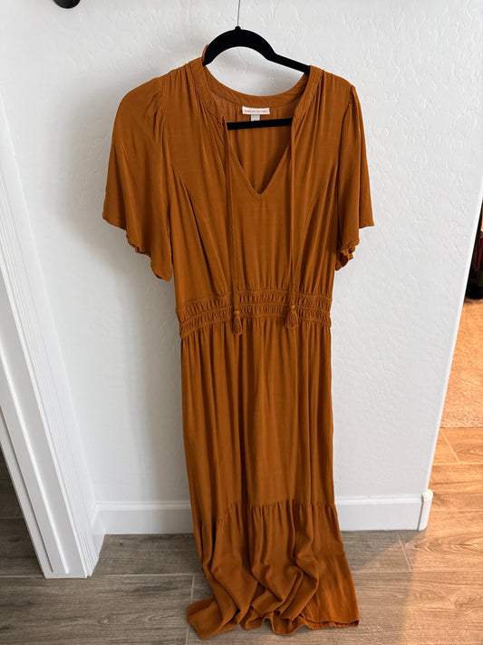 MUSTARD MAXI DRESS