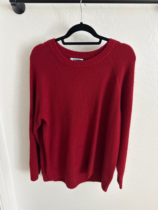 RED OLD NAVY SWEATER