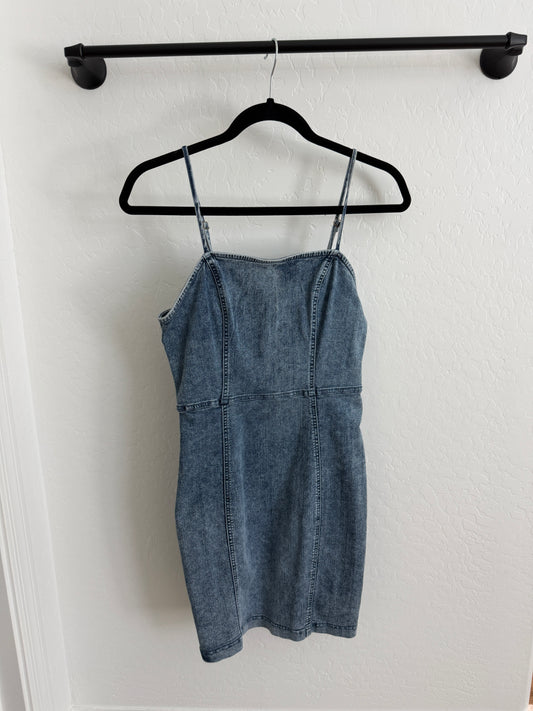 DENIM MINI DRESS