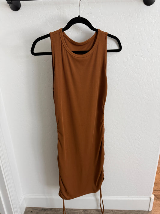RUCHED BODYCON DRESS